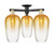 Innovations - 716-3F-BAB-G484-7AM - Three Light Semi-Flush Mount - Arcadia - Black Antique Brass