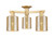 Innovations - 716-3F-BB-G116 - Three Light Semi-Flush Mount - Arcadia - Brushed Brass