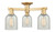 Innovations - 716-3F-BB-G2511 - Three Light Semi-Flush Mount - Arcadia - Brushed Brass