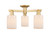 Innovations - 716-3F-BB-G341 - Three Light Semi-Flush Mount - Arcadia - Brushed Brass