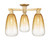 Innovations - 716-3F-BB-G480-6AM - Three Light Semi-Flush Mount - Arcadia - Brushed Brass