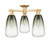 Innovations - 716-3F-BB-G480-6SL - Three Light Semi-Flush Mount - Arcadia - Brushed Brass