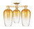 Innovations - 716-3F-BB-G484-7AM - Three Light Semi-Flush Mount - Arcadia - Brushed Brass