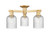 Innovations - 716-3F-BB-G559-5SDY - Three Light Semi-Flush Mount - Arcadia - Brushed Brass