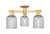 Innovations - 716-3F-BB-G559-5SM - Three Light Semi-Flush Mount - Arcadia - Brushed Brass