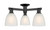 Innovations - 716-3F-BK-G381 - Three Light Semi-Flush Mount - Arcadia - Matte Black