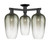 Innovations - 716-3F-BK-G484-7SL - Three Light Semi-Flush Mount - Arcadia - Matte Black