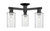 Innovations - 716-3F-BK-G802 - Three Light Semi-Flush Mount - Arcadia - Matte Black