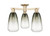 Innovations - 716-3F-CB-G480-6SL - Three Light Semi-Flush Mount - Arcadia - Champagne Bronze