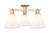 Innovations - 716-3F-CB-GBC-81 - Three Light Semi-Flush Mount - Arcadia - Champagne Bronze