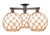 Innovations - 716-3F-OB-G121-10RB - Three Light Semi-Flush Mount - Arcadia - Oil Rubbed Bronze