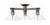 Innovations - 716-3F-OB-G132 - Three Light Semi-Flush Mount - Arcadia - Oil Rubbed Bronze