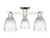 Innovations - 716-3F-PN-G442 - Three Light Semi-Flush Mount - Arcadia - Polished Nickel