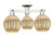 Innovations - 716-3F-PN-G458-7ME - Three Light Semi-Flush Mount - Arcadia - Polished Nickel