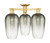 Innovations - 716-3F-SG-G484-7SL - Three Light Semi-Flush Mount - Arcadia - Satin Gold