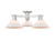 Innovations - 716-3F-SN-G131 - Three Light Semi-Flush Mount - Arcadia - Brushed Satin Nickel