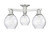 Innovations - 716-3F-SN-G362 - Three Light Semi-Flush Mount - Arcadia - Brushed Satin Nickel