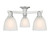 Innovations - 716-3F-SN-G381 - Three Light Semi-Flush Mount - Arcadia - Brushed Satin Nickel