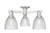Innovations - 716-3F-SN-G382 - Three Light Semi-Flush Mount - Arcadia - Brushed Satin Nickel