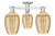 Innovations - 716-3F-SN-G457-6ME - Three Light Semi-Flush Mount - Arcadia - Brushed Satin Nickel