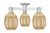 Innovations - 716-3F-SN-G459-6ME - Three Light Semi-Flush Mount - Arcadia - Brushed Satin Nickel
