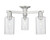 Innovations - 716-3F-SN-G804 - Three Light Semi-Flush Mount - Arcadia - Brushed Satin Nickel