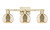 Innovations - 716-3W-AB-G128-6 - Three Light Bath Vanity - Arcadia - Antique Brass