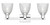 Arcadia Three Light Bath Vanity (716-3W-PC-G382)