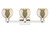 Arcadia Three Light Bath Vanity (716-3W-PN-G128-6)