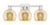 Innovations - 716-3W-SN-G128-8 - Three Light Bath Vanity - Arcadia - Brushed Satin Nickel