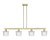 Innovations - 716-4I-AB-G402 - Four Light Island Pendant - Arcadia - Antique Brass