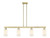 Innovations - 716-4I-AB-G801 - Four Light Island Pendant - Arcadia - Antique Brass