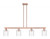 Innovations - 716-4I-AC-G1113 - Four Light Island Pendant - Arcadia - Antique Copper