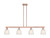 Innovations - 716-4I-AC-G381 - Four Light Island Pendant - Arcadia - Antique Copper