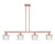 Innovations - 716-4I-AC-G402 - Four Light Island Pendant - Arcadia - Antique Copper