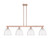 Innovations - 716-4I-AC-GBD-94 - Four Light Island Pendant - Arcadia - Antique Copper