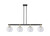 Innovations - 716-4I-BAB-G124-8 - Four Light Island Pendant - Arcadia - Black Antique Brass