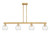Innovations - 716-4I-BB-G124-6 - Four Light Island Pendant - Arcadia - Brushed Brass