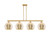 Innovations - 716-4I-BB-G128-10 - Four Light Island Pendant - Arcadia - Brushed Brass