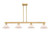 Innovations - 716-4I-BB-G131 - Four Light Island Pendant - Arcadia - Brushed Brass