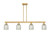 Innovations - 716-4I-BB-G259 - Four Light Island Pendant - Arcadia - Brushed Brass