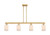 Innovations - 716-4I-BB-G341 - Four Light Island Pendant - Arcadia - Brushed Brass