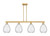 Innovations - 716-4I-BB-G372 - Four Light Island Pendant - Arcadia - Brushed Brass