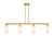 Innovations - 716-4I-BB-G801 - Four Light Island Pendant - Arcadia - Brushed Brass