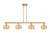 Innovations - 716-4I-BB-G96 - Four Light Island Pendant - Arcadia - Brushed Brass