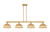 Innovations - 716-4I-BB-NBD2-9-NAT - Four Light Island Pendant - Arcadia - Brushed Brass