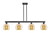 Innovations - 716-4I-BK-G128-8 - Four Light Island Pendant - Arcadia - Matte Black
