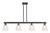Innovations - 716-4I-BK-G381 - Four Light Island Pendant - Arcadia - Matte Black