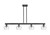 Innovations - 716-4I-BK-G92 - Four Light Island Pendant - Arcadia - Matte Black