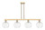 Innovations - 716-4I-CB-G1215-8 - Four Light Island Pendant - Arcadia - Champagne Bronze